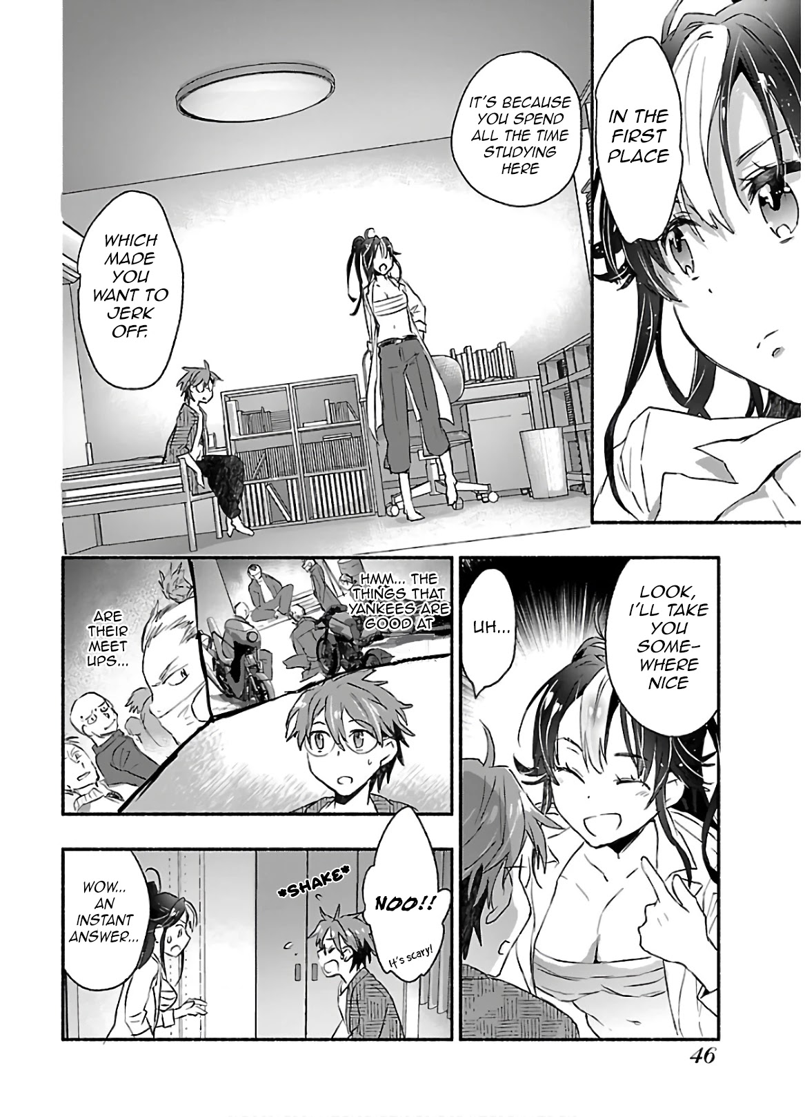 Yankee Musume ni Natsukarete Kotoshi mo Juken ni Shippai Shisou Desu Chapter 2 page 11 - Chapter 2: Lesson 2