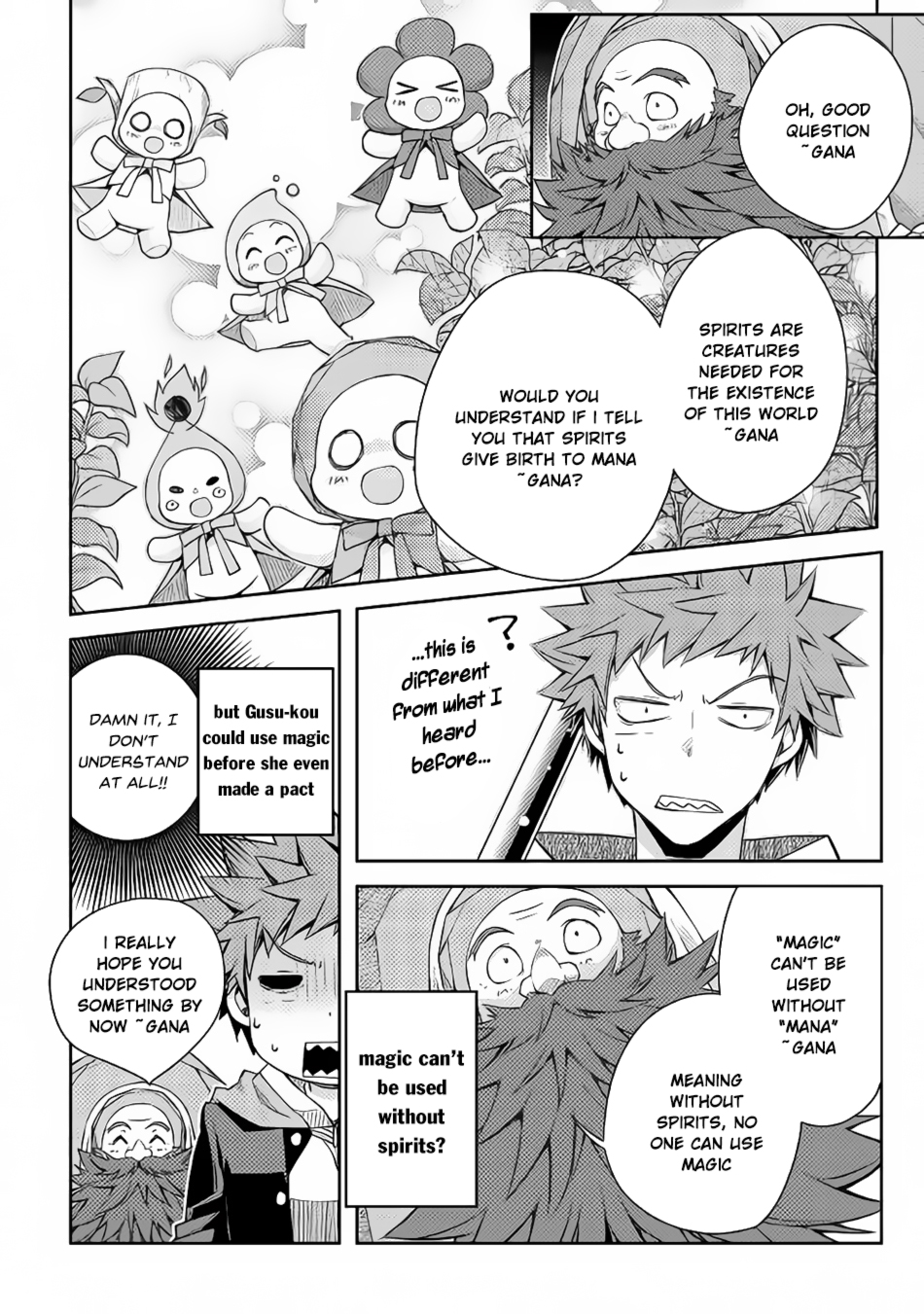 Yankee Wa Isekai De Seirei Ni Aisaremasu. Chapter 17 page 11 - Chapter 17: A Hairy Perverted Old Man (The Great Spirit of Earth)