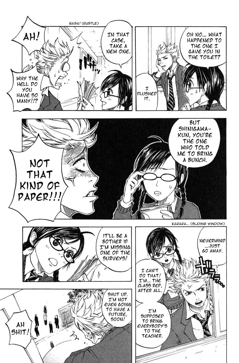 Yanki-kun to Megane-chan Chapter 1 page 9 - Chapter 1: Future Plans Survey?