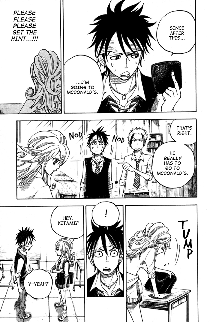 Yanki-kun to Megane-chan Chapter 109.5 page 12 - Chapter 109.5: He Really Has to Go to McDonald's!