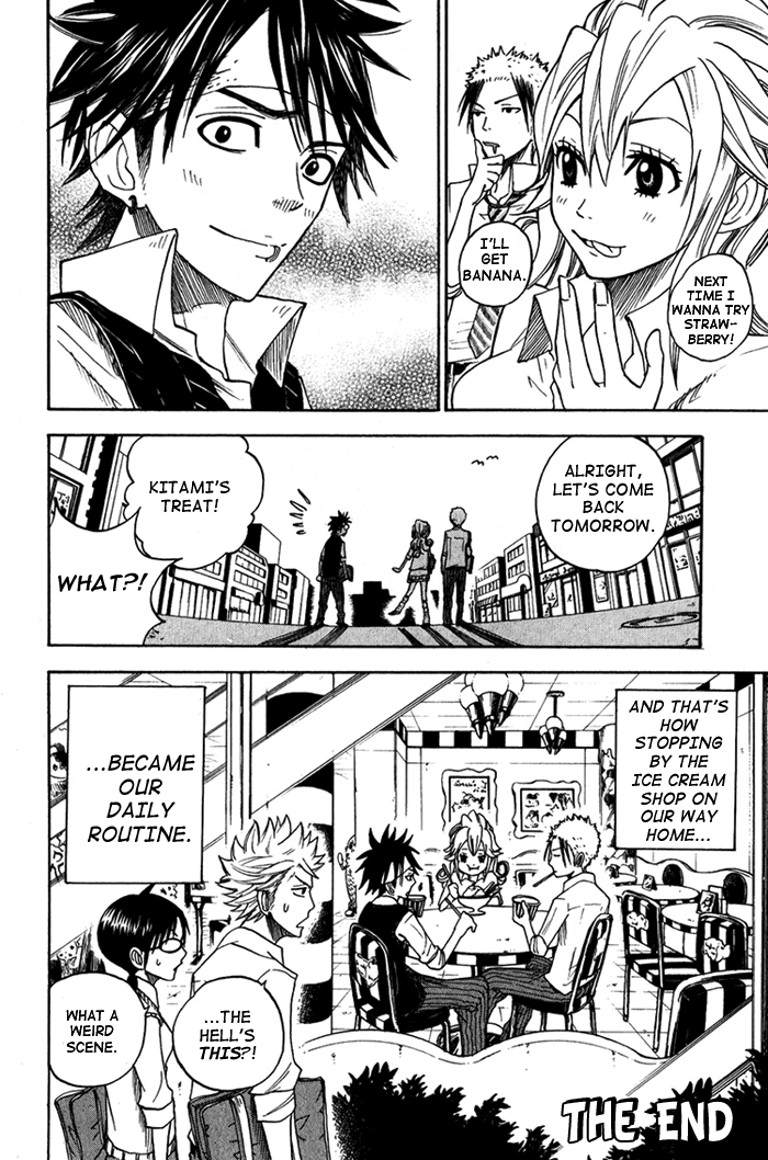 Yanki-kun to Megane-chan Chapter 109.5 page 21 - Chapter 109.5: He Really Has to Go to McDonald's!