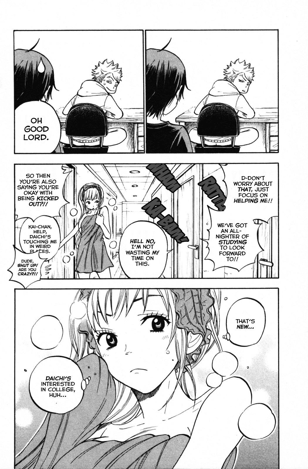 Yanki-kun to Megane-chan Chapter 154 page 8 - Chapter 154: The Bathroom Belongs To Everyone.