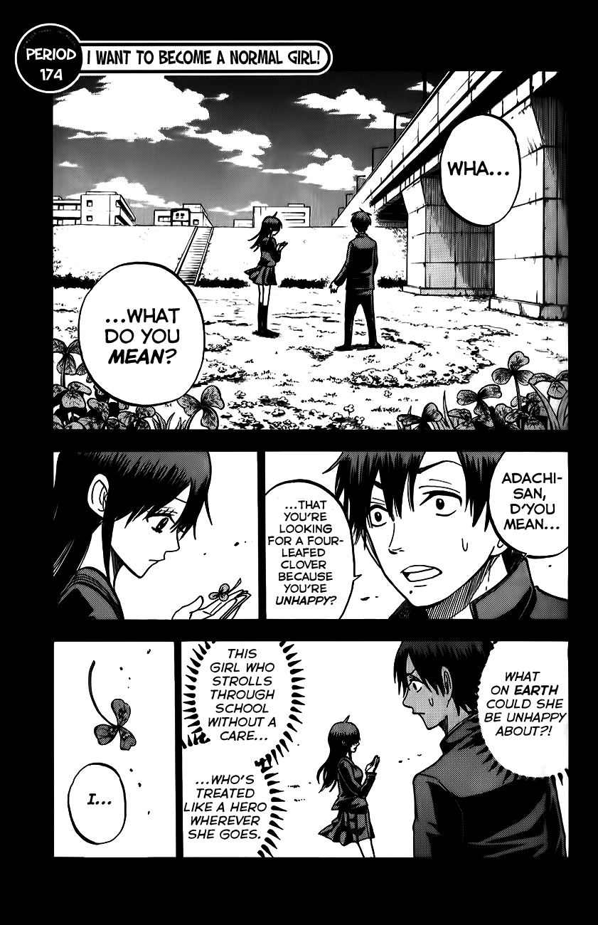 Yanki-kun to Megane-chan Chapter 174 page 1 - Chapter 174: I Want to Become a Normal Girl!