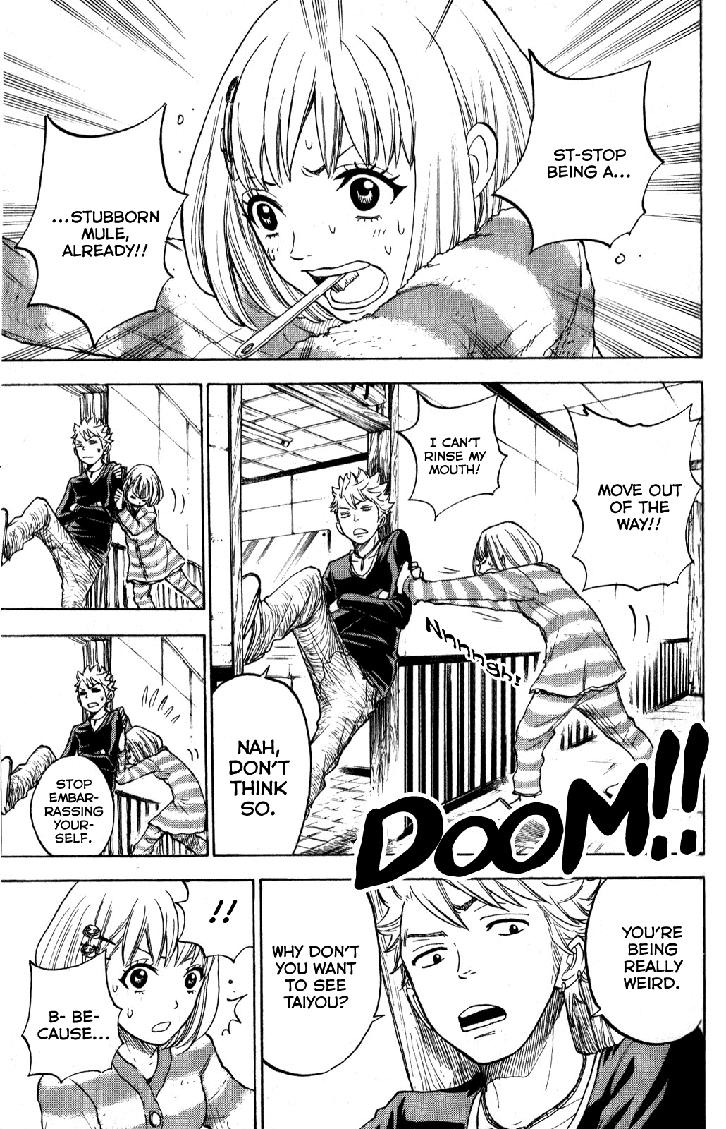 Yanki-kun to Megane-chan Chapter 182 page 11 - Chapter 182: Schooling at Tono-U, Under the Moniker "Despair"...
