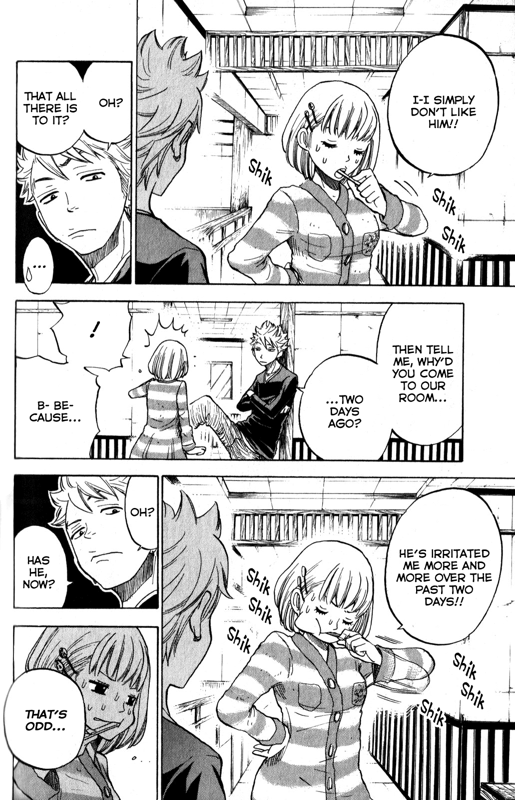 Yanki-kun to Megane-chan Chapter 182 page 12 - Chapter 182: Schooling at Tono-U, Under the Moniker "Despair"...