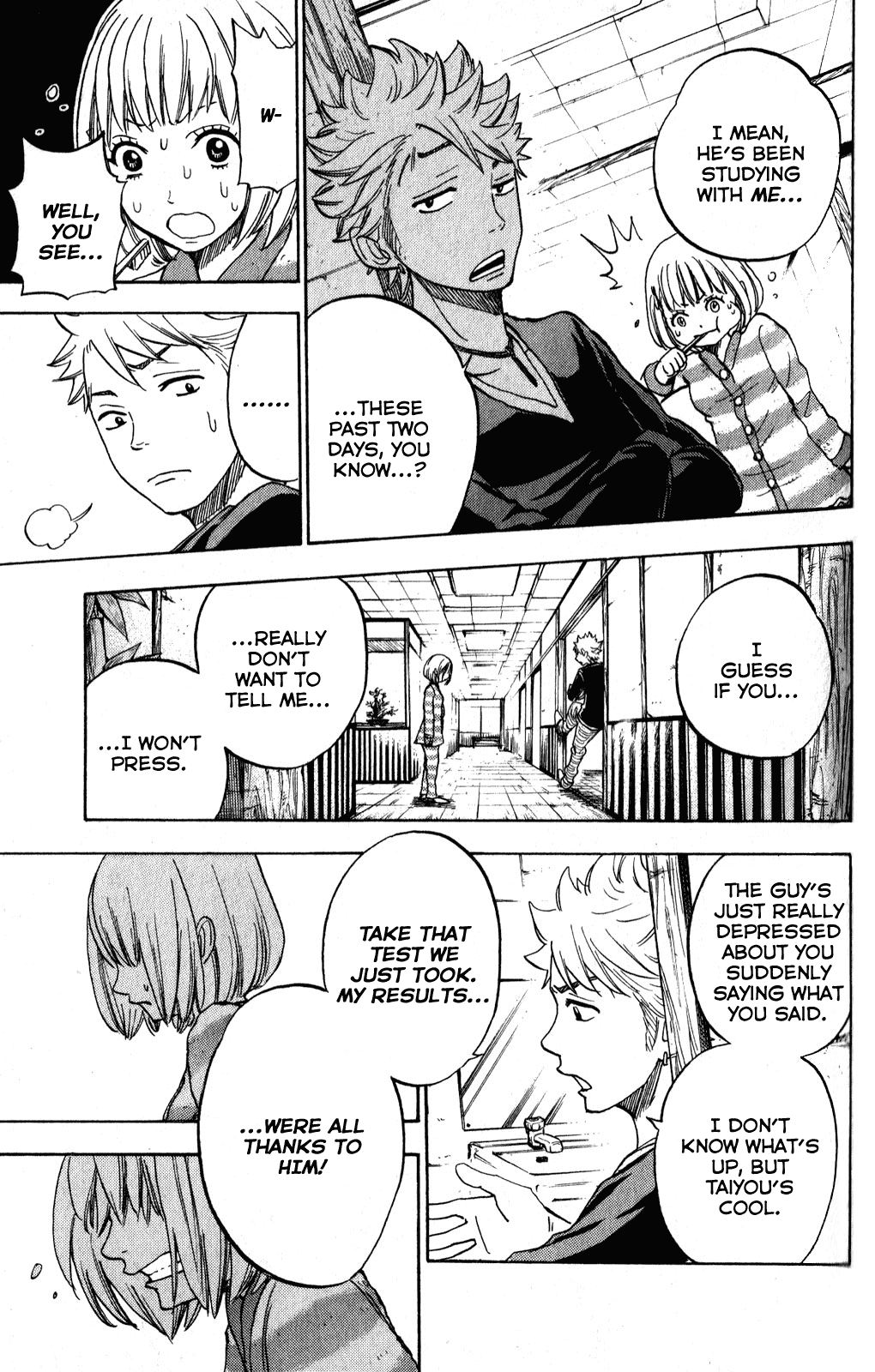 Yanki-kun to Megane-chan Chapter 182 page 13 - Chapter 182: Schooling at Tono-U, Under the Moniker "Despair"...