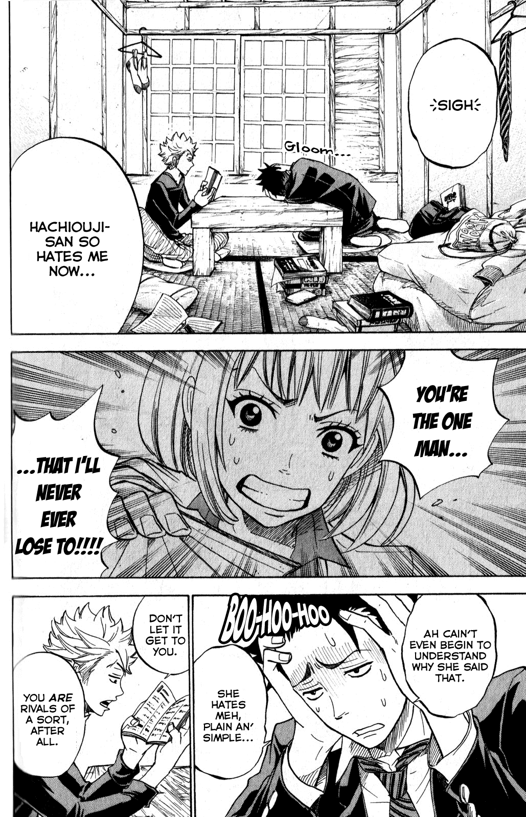 Yanki-kun to Megane-chan Chapter 182 page 2 - Chapter 182: Schooling at Tono-U, Under the Moniker "Despair"...
