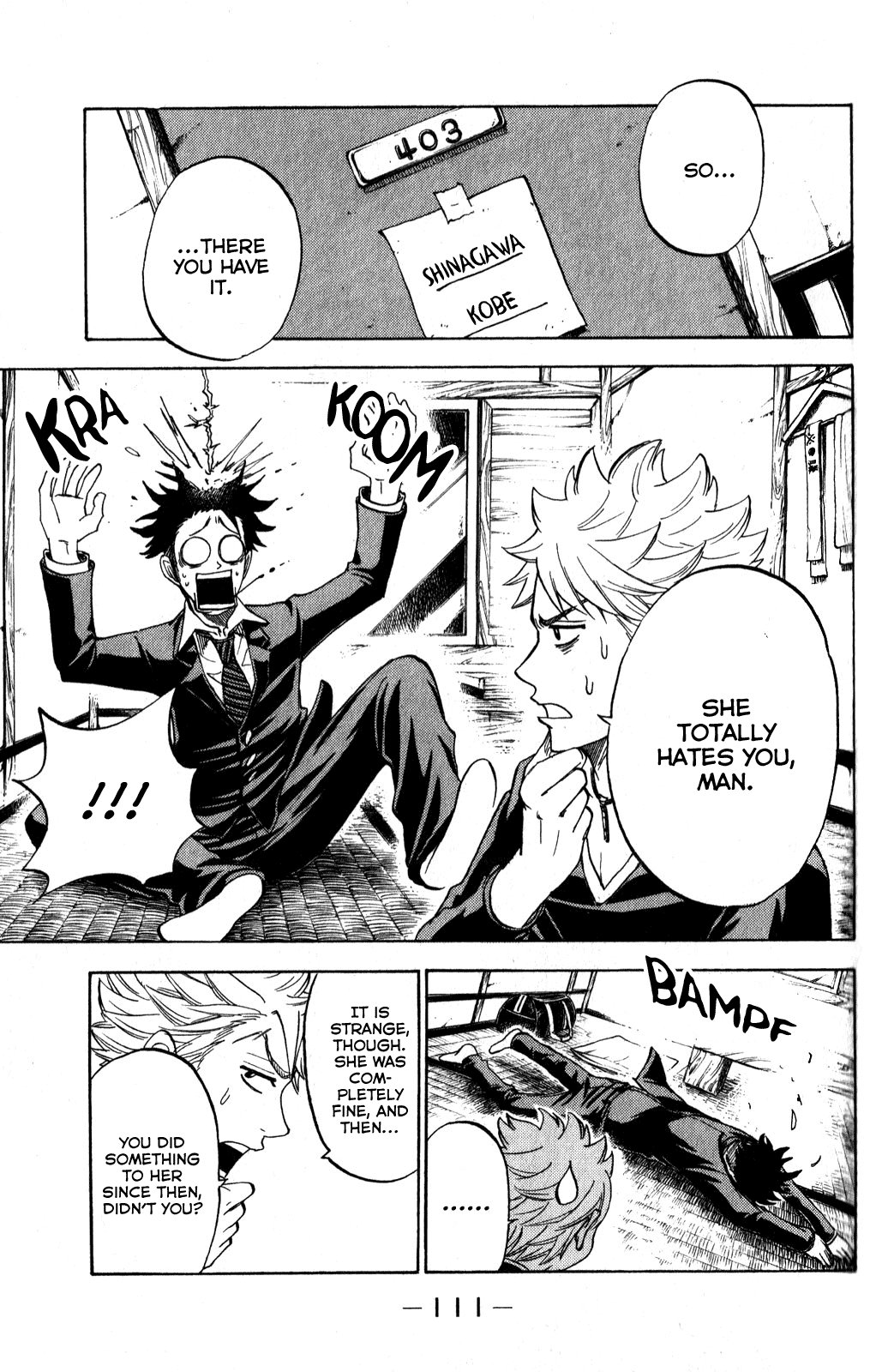 Yanki-kun to Megane-chan Chapter 182 page 9 - Chapter 182: Schooling at Tono-U, Under the Moniker "Despair"...
