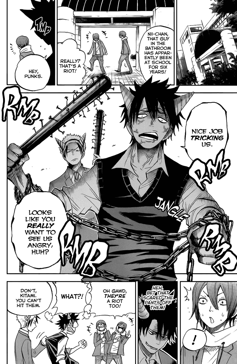 Yanki-kun to Megane-chan Chapter 187 page 14 - Chapter 187: That Part Of Your New-Fangled Flashy Guy Style or Some Shit?