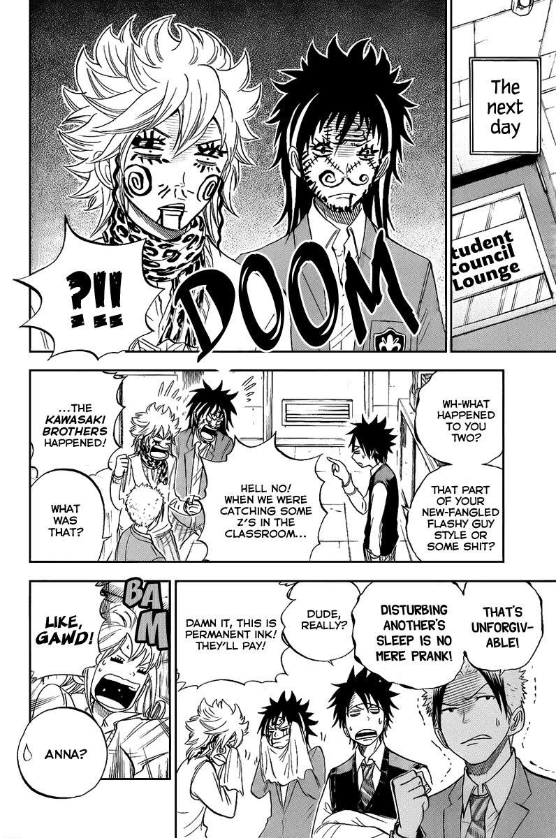 Yanki-kun to Megane-chan Chapter 187 page 6 - Chapter 187: That Part Of Your New-Fangled Flashy Guy Style or Some Shit?