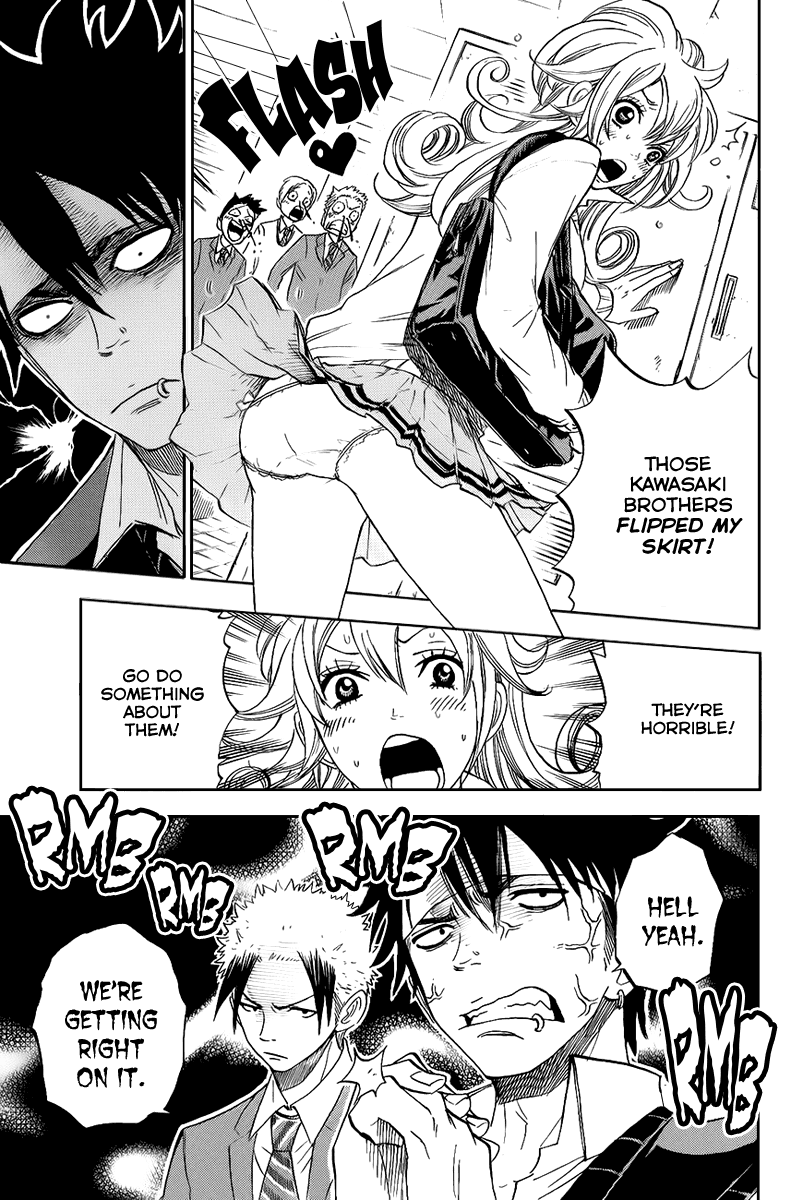 Yanki-kun to Megane-chan Chapter 187 page 7 - Chapter 187: That Part Of Your New-Fangled Flashy Guy Style or Some Shit?