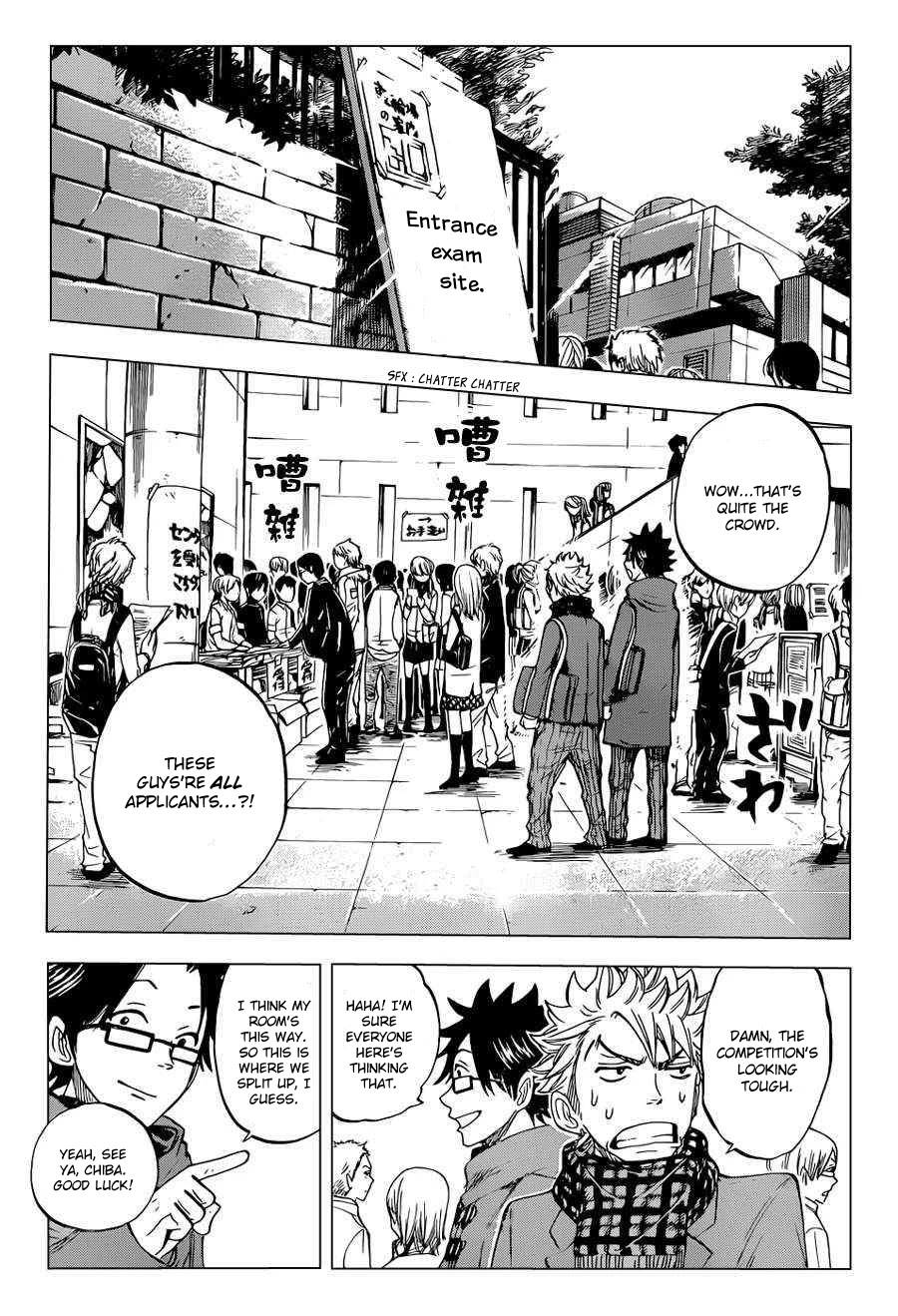 Yanki-kun to Megane-chan Chapter 195 page 6 - Chapter 195: Everyone Must Get to Tono University