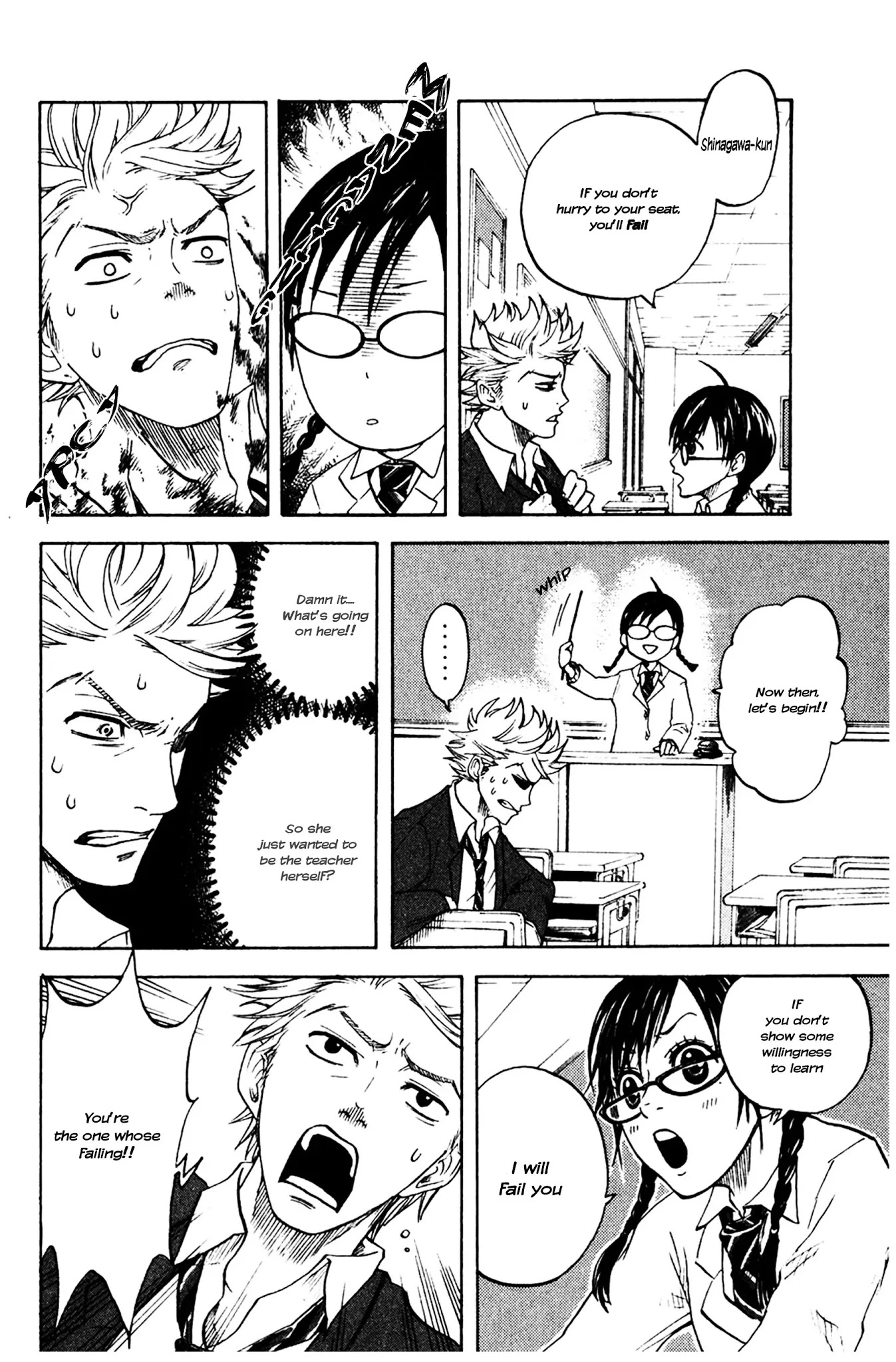 Yanki-kun to Megane-chan Chapter 2 page 10 - Chapter 2: Minus 10 Points Equals Repeat