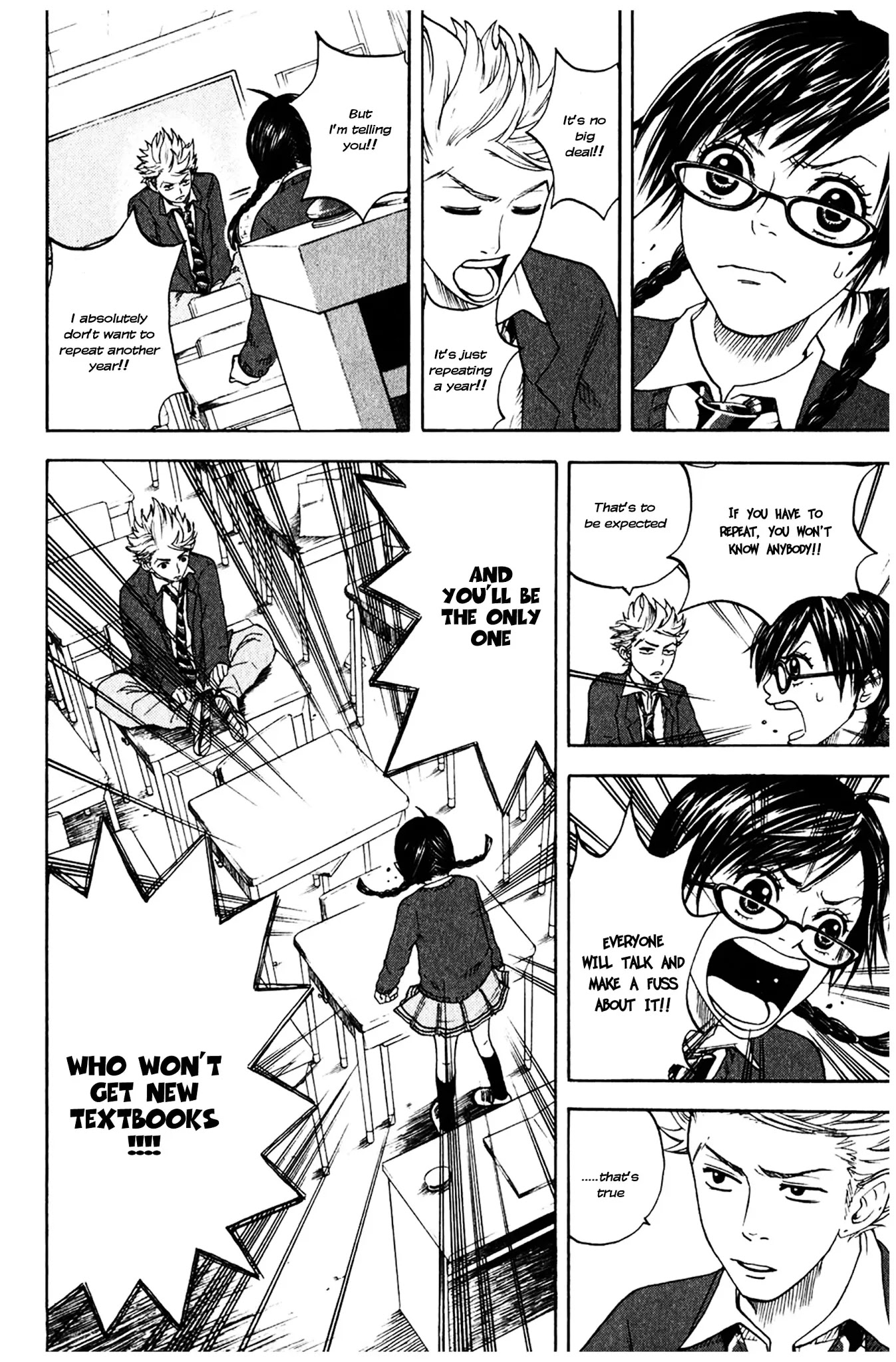 Yanki-kun to Megane-chan Chapter 2 page 16 - Chapter 2: Minus 10 Points Equals Repeat