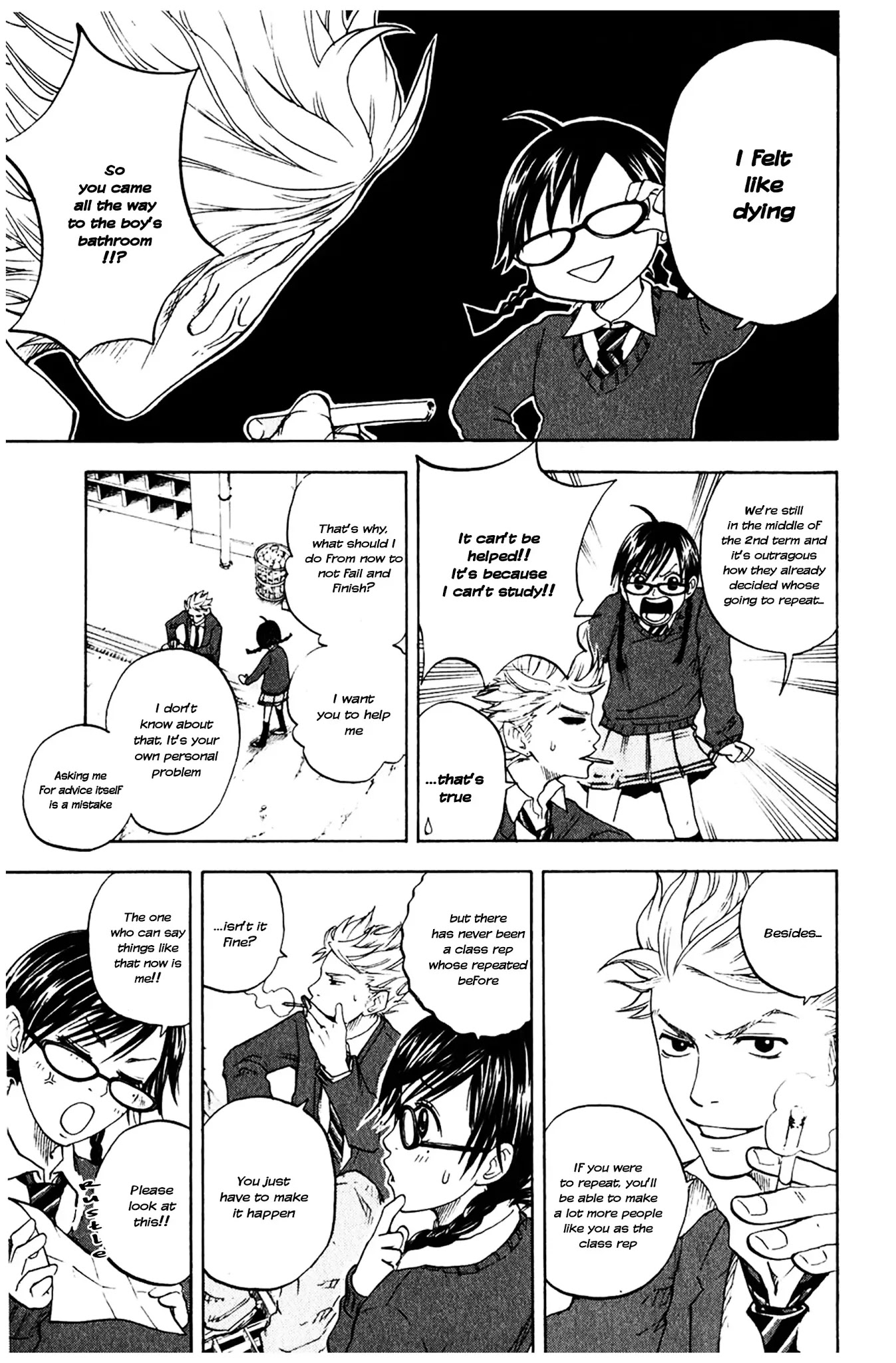 Yanki-kun to Megane-chan Chapter 2 page 5 - Chapter 2: Minus 10 Points Equals Repeat