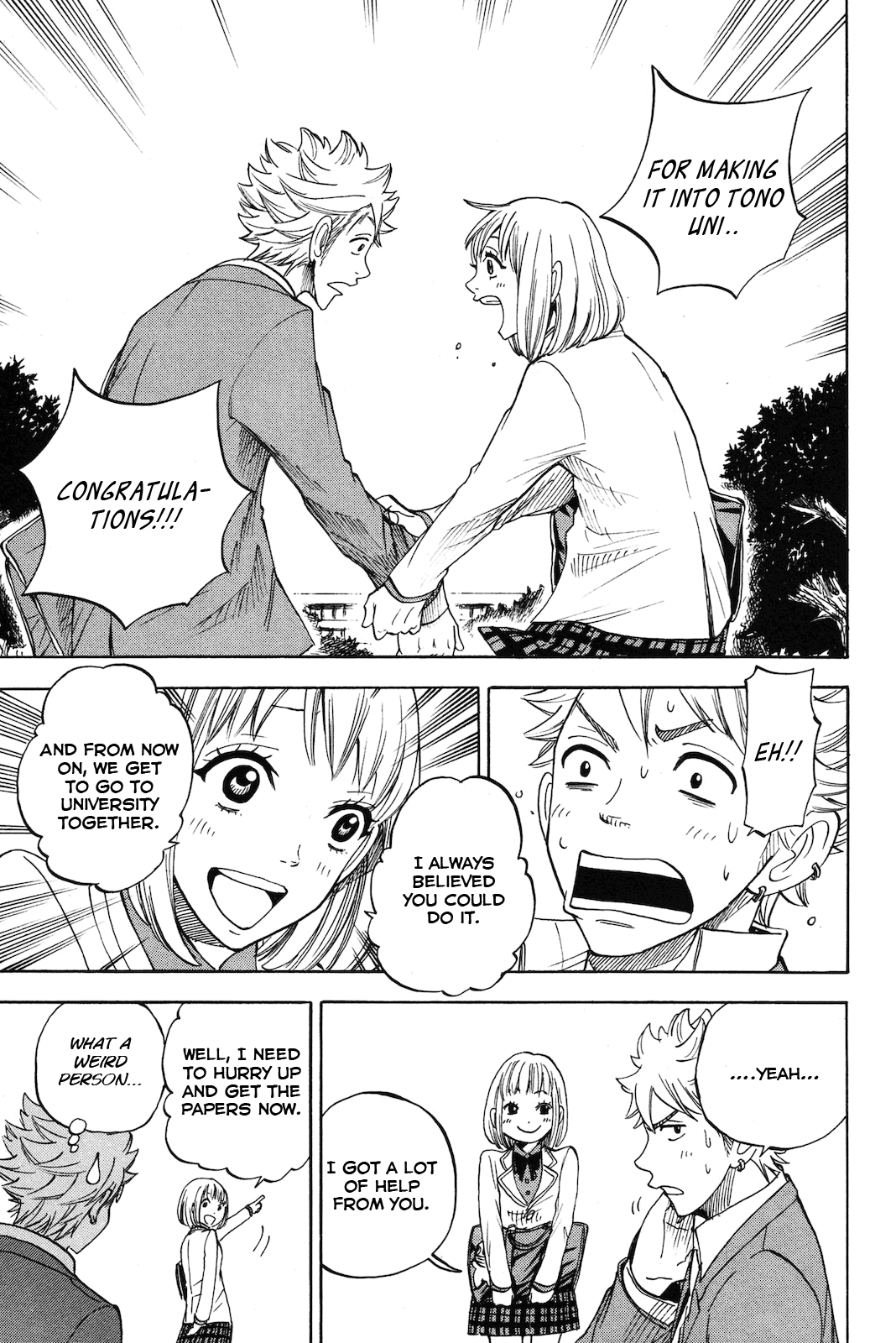 Yanki-kun to Megane-chan Chapter 204 page 3 - Chapter 204: A Fun Life as a University Student Awaits