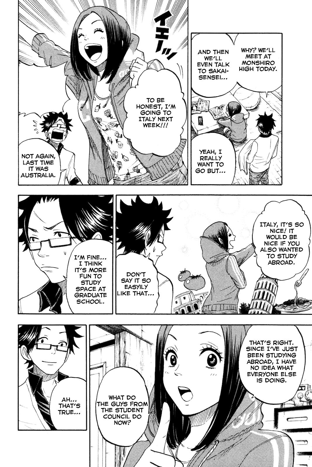 Yanki-kun to Megane-chan Chapter 210 page 6 - Chapter 210: What About Adachi?