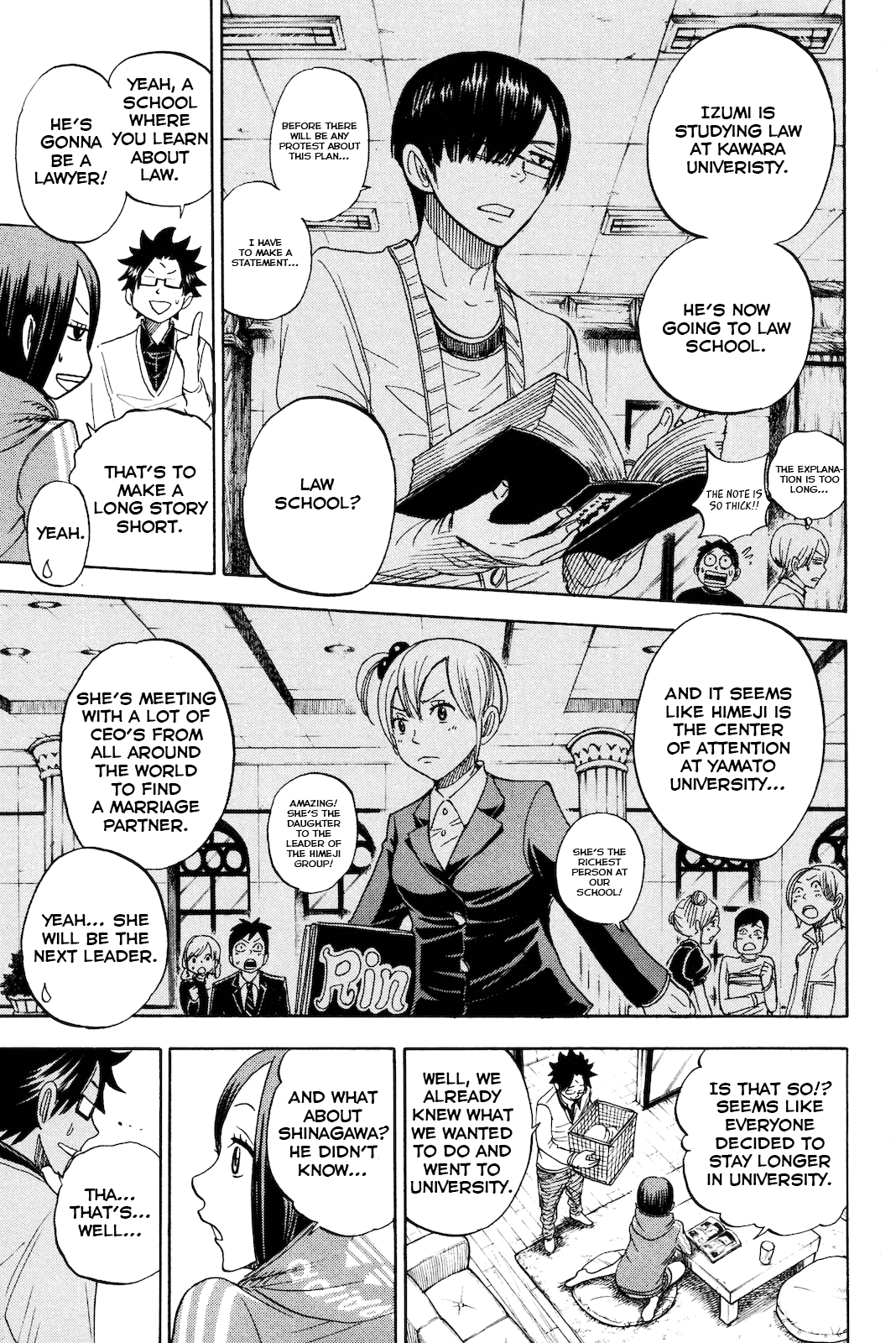 Yanki-kun to Megane-chan Chapter 210 page 7 - Chapter 210: What About Adachi?
