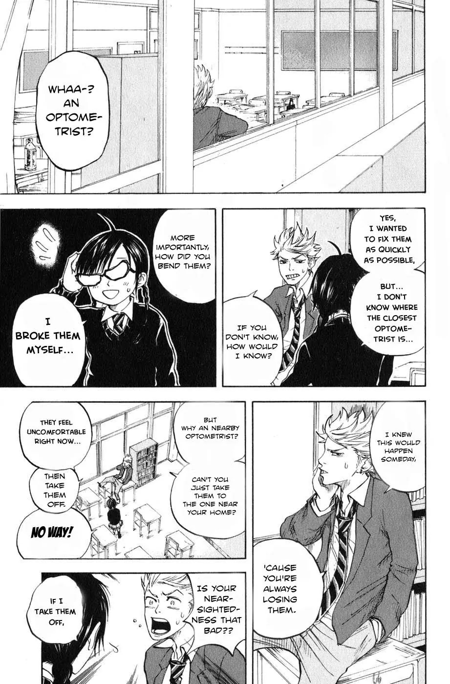 Yanki-kun to Megane-chan Chapter 5 page 3 - Chapter 5: Those Who Have Good Eyesight, Get Outta My Way!