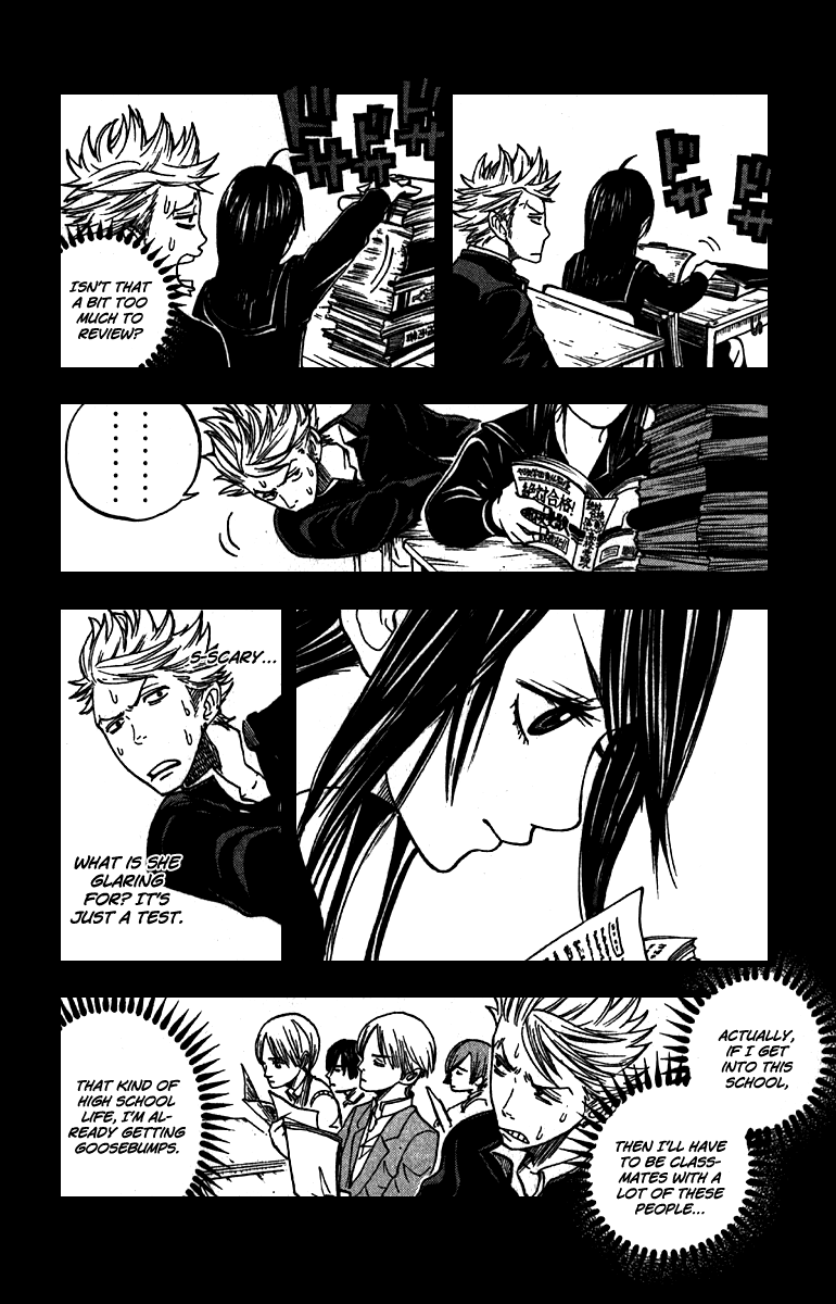 Yanki-kun to Megane-chan Chapter 51.5 page 8 - Chapter 51.5: I Don't Have a Mechanical Pencil!!