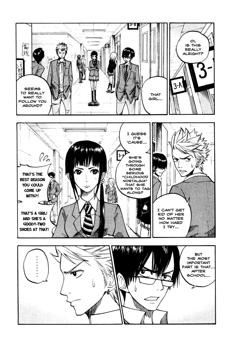 Yanki-kun to Megane-chan Chapter 76 page 4 - Chapter 76: That's All It Takes for Your Leg to Hurt