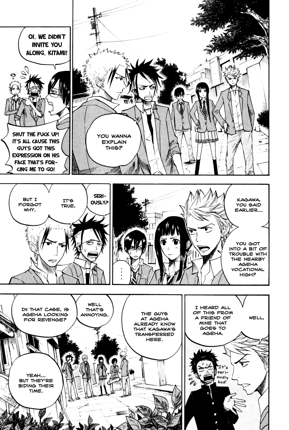 Yanki-kun to Megane-chan Chapter 76 page 7 - Chapter 76: That's All It Takes for Your Leg to Hurt