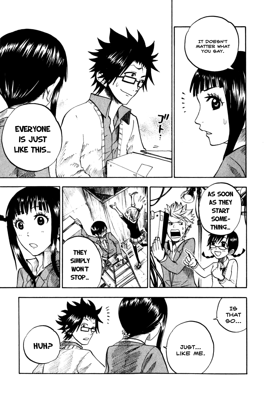 Yanki-kun to Megane-chan Chapter 77 page 15 - Chapter 77: That Scene Just Totally Lost Its Momentum!