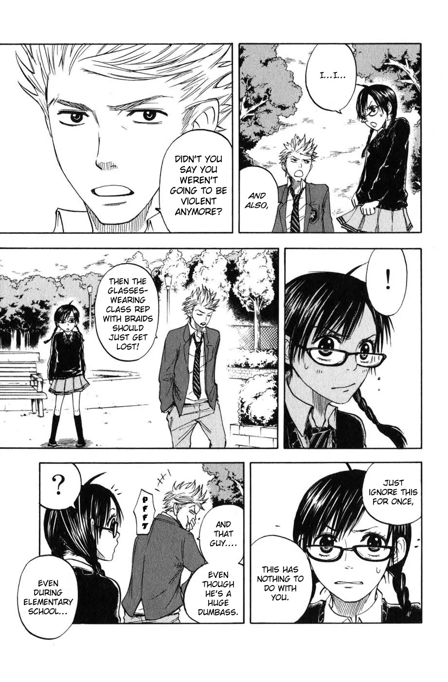 Yanki-kun to Megane-chan Chapter 8 page 15 - Chapter 8: Sometimes I Have to Pick Him Up Too