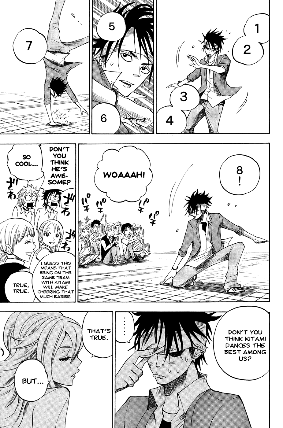 Yanki-kun to Megane-chan Chapter 82 page 15 - Chapter 82: He's Dancing While He's Walking