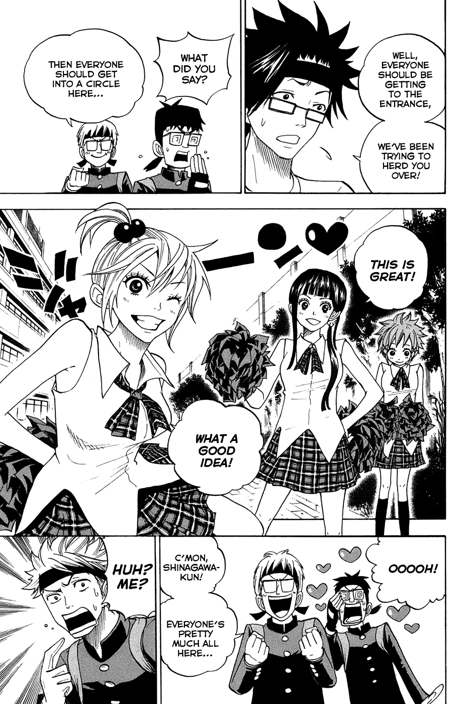 Yanki-kun to Megane-chan Chapter 88 page 11 - Chapter 88: So Let's Give this Fuckin' Richie Boy a Bit Of...