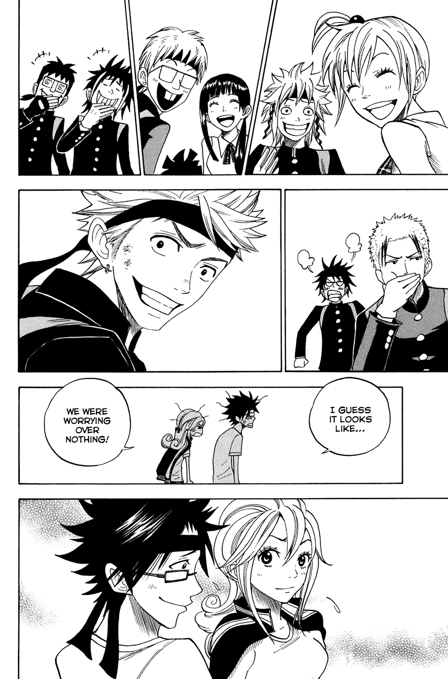 Yanki-kun to Megane-chan Chapter 88 page 14 - Chapter 88: So Let's Give this Fuckin' Richie Boy a Bit Of...