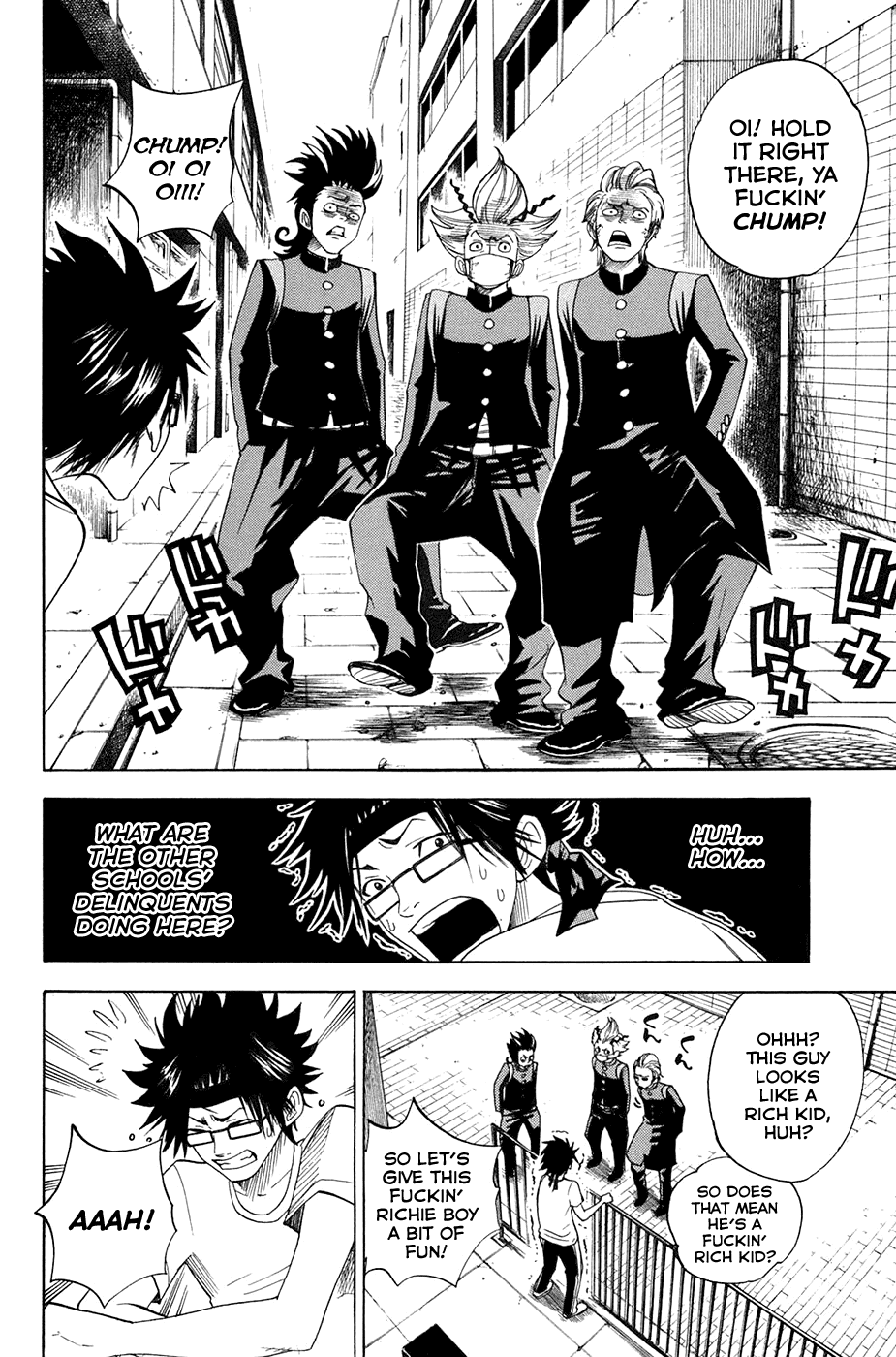 Yanki-kun to Megane-chan Chapter 88 page 8 - Chapter 88: So Let's Give this Fuckin' Richie Boy a Bit Of...