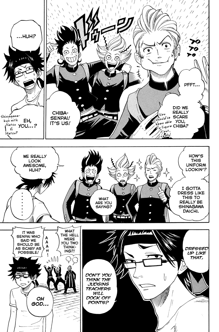 Yanki-kun to Megane-chan Chapter 88 page 9 - Chapter 88: So Let's Give this Fuckin' Richie Boy a Bit Of...