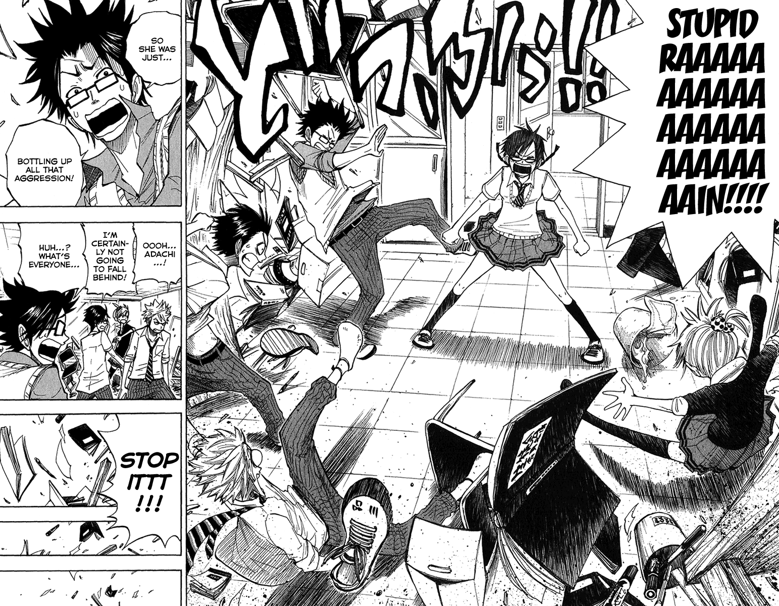 Yanki-kun to Megane-chan Chapter 94 page 17 - Chapter 94: You Think You're Tara-chan or Something?!