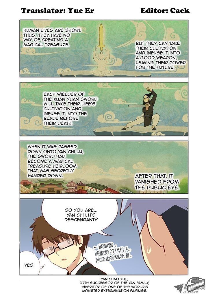 Yaoguai Mingdan Chapter 126 page 1 - Chapter 126 : Sword Swipes