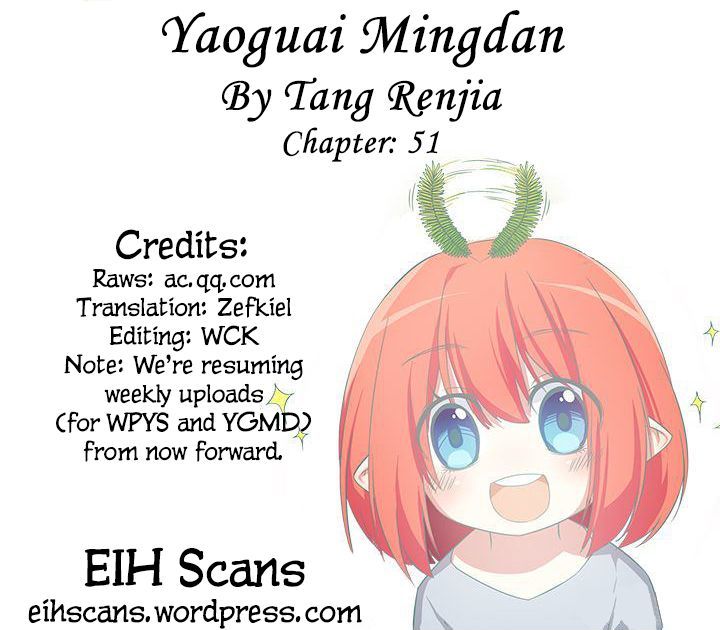 Yaoguai Mingdan Chapter 51 page 1 - Chapter 51 : Living With Explosions