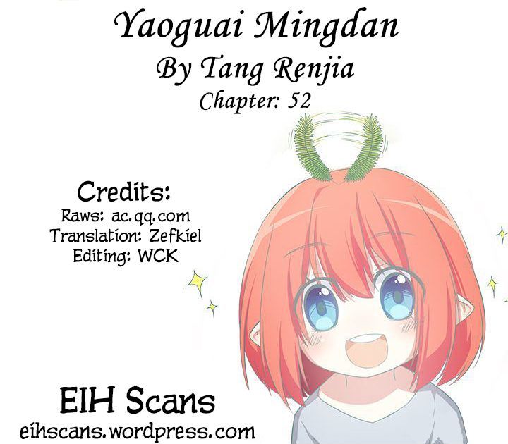 Yaoguai Mingdan Chapter 52 page 1 - Chapter 52 : Infinite Crisis