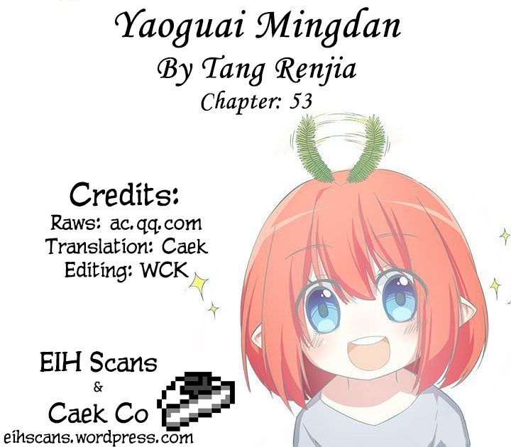 Yaoguai Mingdan Chapter 53 page 1 - Chapter 53 : Confrontation