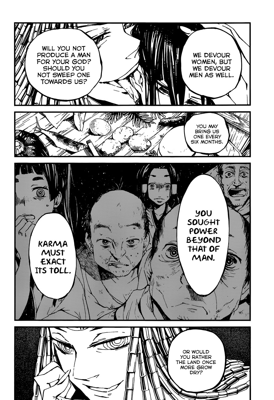 Yaotsukumo Chapter 8 page 9 - Chapter 8: The Mockery of a God