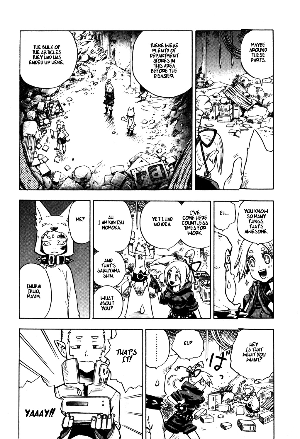Yaoyorozu Girl Chapter 2 page 18 - Chapter 2: Monkey, Pheasant, Dog