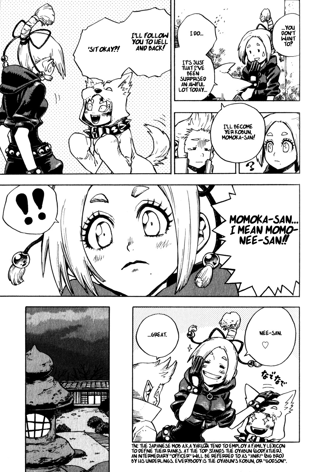 Yaoyorozu Girl Chapter 2 page 21 - Chapter 2: Monkey, Pheasant, Dog