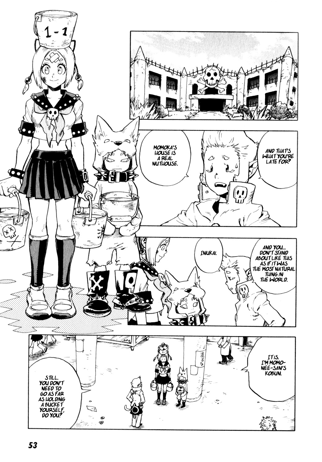Yaoyorozu Girl Chapter 3 page 3 - Chapter 3: Onigami Setsuna
