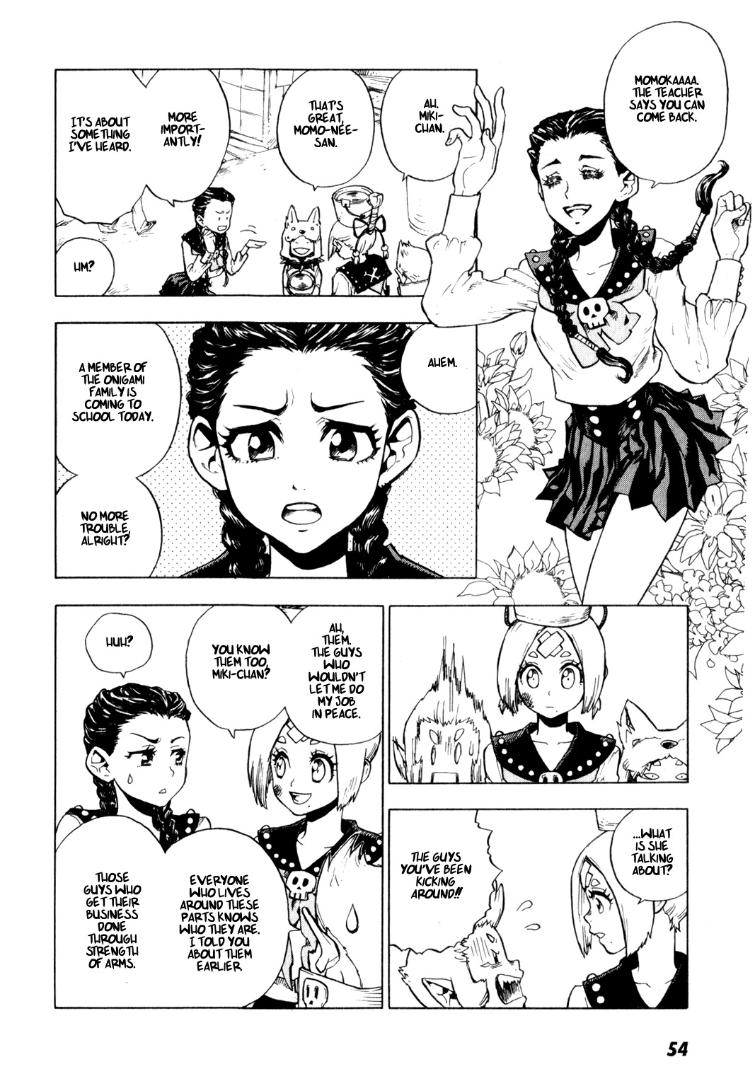 Yaoyorozu Girl Chapter 3 page 4 - Chapter 3: Onigami Setsuna