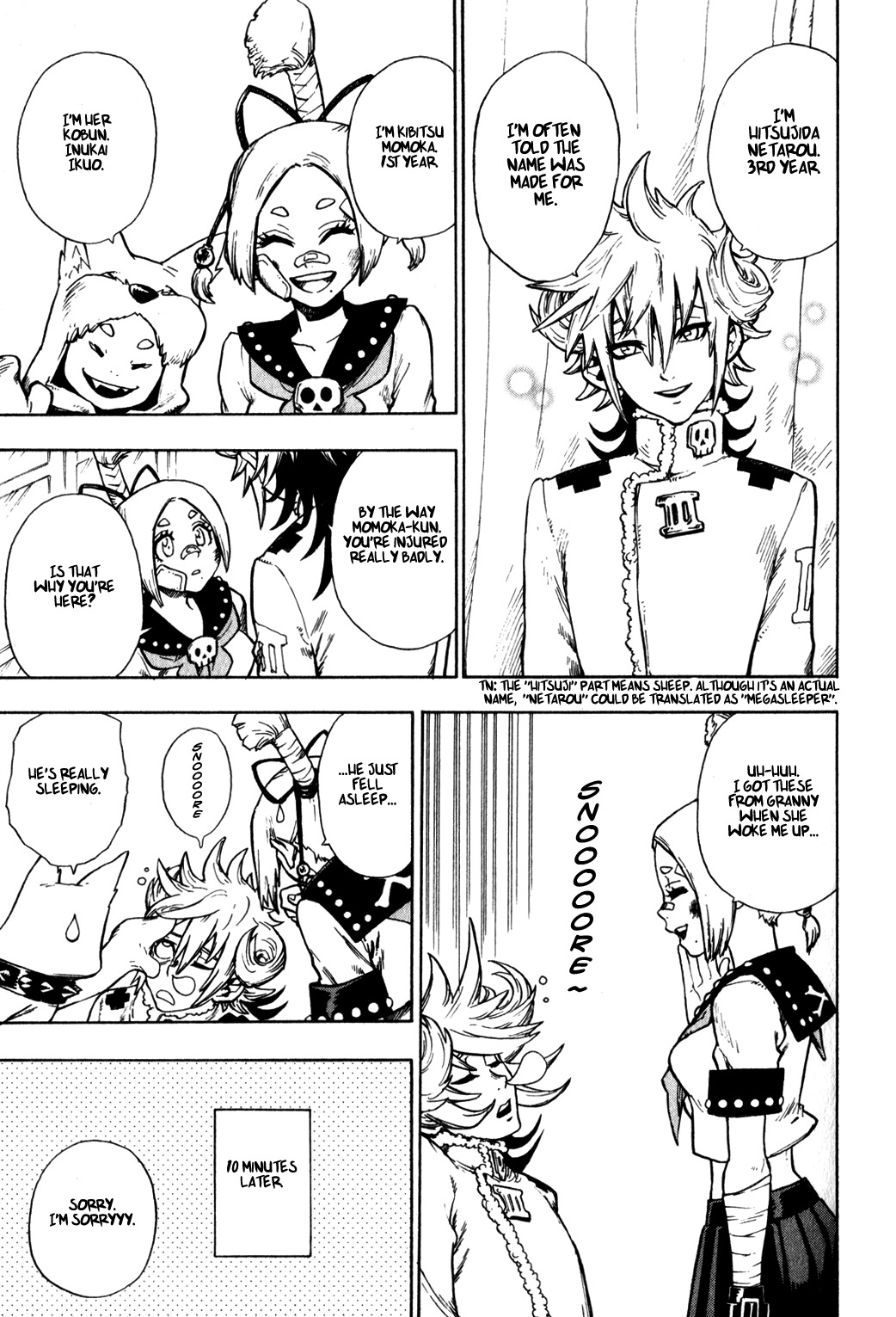Yaoyorozu Girl Chapter 6 page 11 - Chapter 6: The Senpai Who Sleeps in the School Infirmary