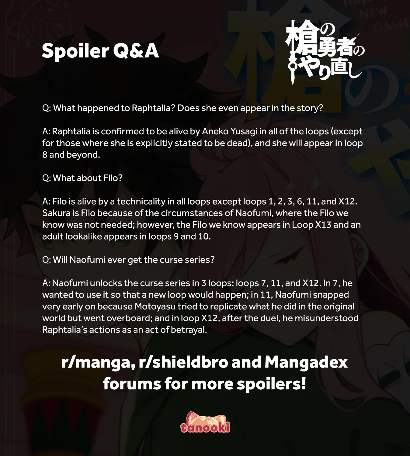 Yari no Yuusha no Yarinaoshi Chapter 55 page 38 - Chapter 55: For the Third Time, Those Words [END]