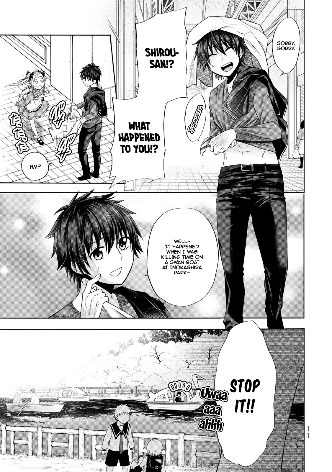 Yari Sugita Majin Senmetsu-sha no Nana-tai Tsumi Yuugi (New Game) Chapter 1 page 10 - Chapter 1: A Thursday Where Fates Interwine