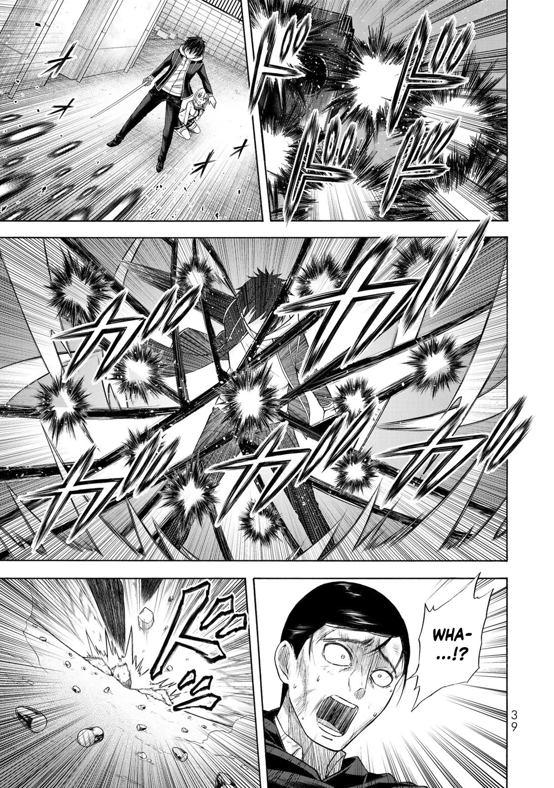Yari Sugita Majin Senmetsu-sha no Nana-tai Tsumi Yuugi (New Game) Chapter 1 page 38 - Chapter 1: A Thursday Where Fates Interwine