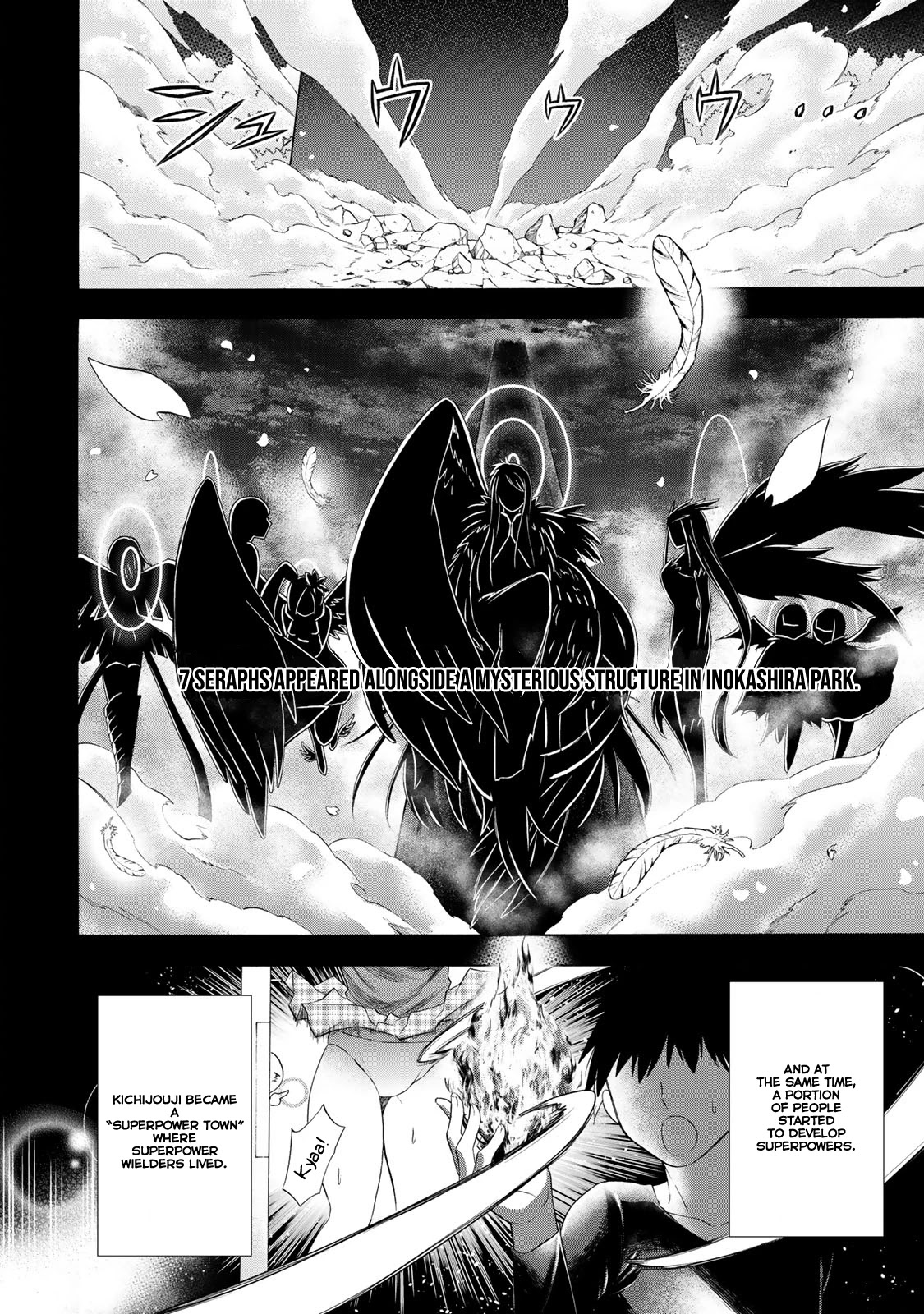 Yari Sugita Majin Senmetsu-sha no Nana-tai Tsumi Yuugi (New Game) Chapter 1 page 4 - Chapter 1: A Thursday Where Fates Interwine