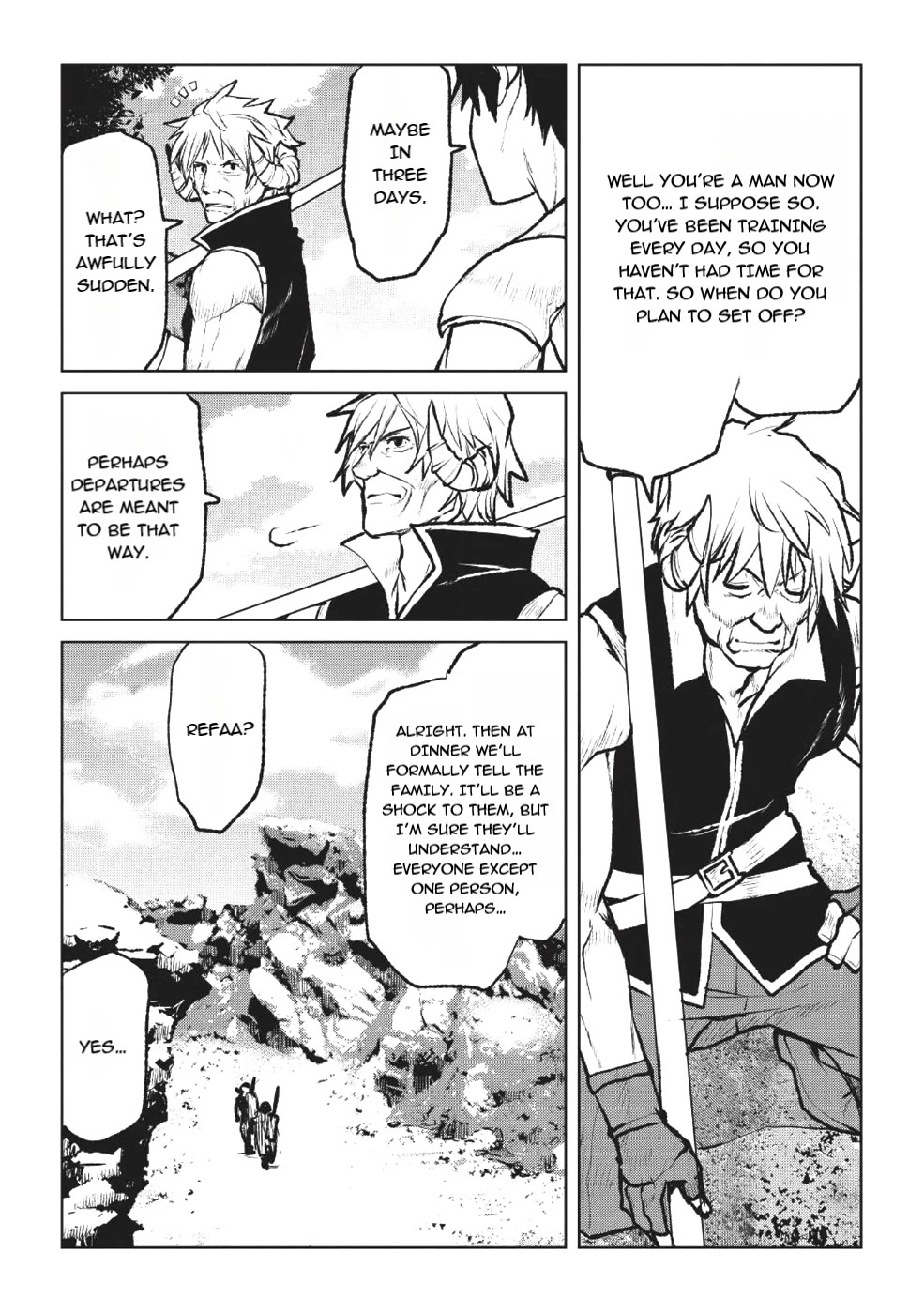 Yaritsukai to, Kuroneko Chapter 3.2 page 8 - Chapter 3.2: Departure