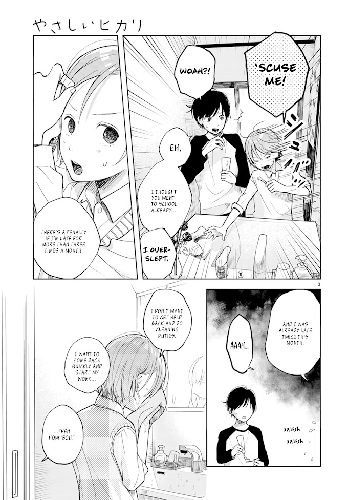 Yasashii Hikari Chapter 2 page 3 - Chapter 2